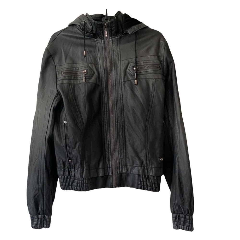 NWOT Faux Leather Jacket size L